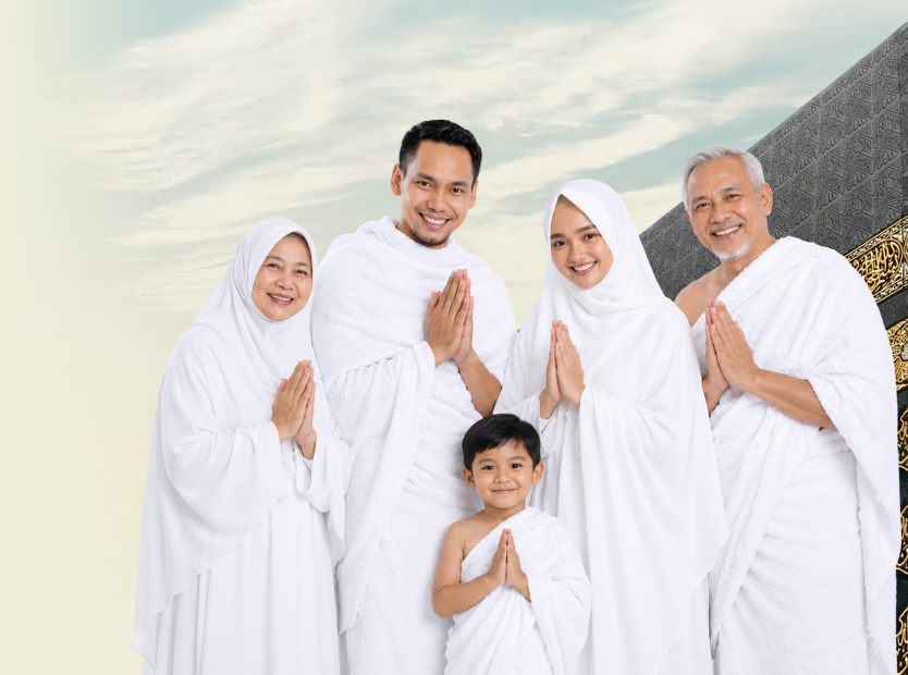 Keluarga jamaah umroh mandiri